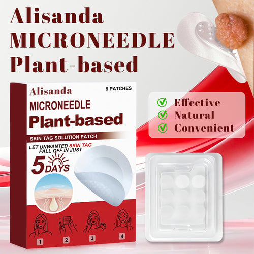 Alisanda™ MicroNeedle Plant-Based Skin Tag Removal Patch 🇺🇸 Made in the USA