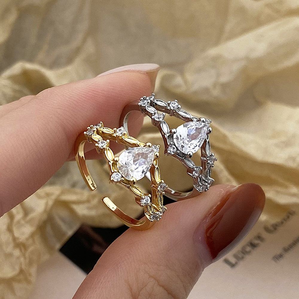(🔥LAST DAY SALE - 60% OFF) Clinclii™ Flower Fairy Fashion Open Ring