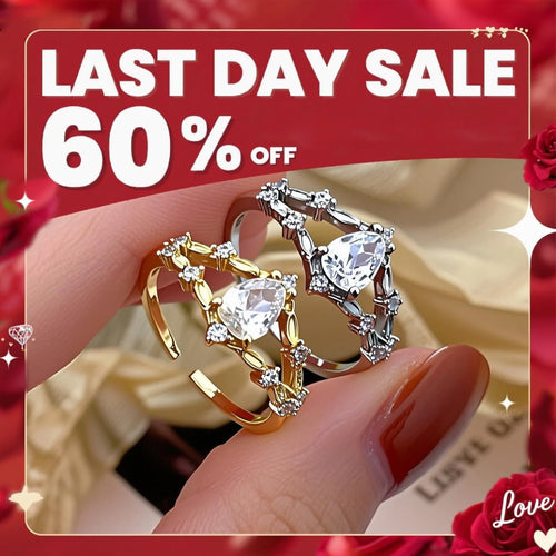 (🔥LAST DAY SALE - 60% OFF) Clinclii™ Flower Fairy Fashion Open Ring